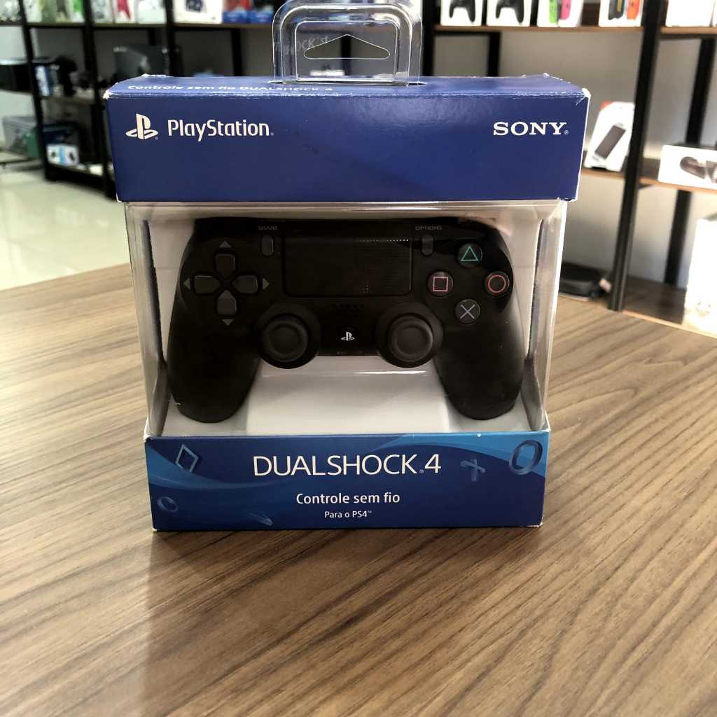 Controle Ps4 Preto Original Impecável Com Caixa