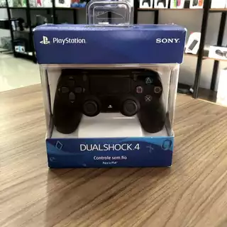 Controle Ps4 Preto Original Impecável Com Caixa