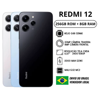 Smartphone Xiaomi Redmi 12 256gb / 8gb ram Global Original