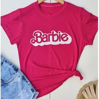 BLUSA FEMININA T-SHIRT VISCOLYCRA PLUS SIZE BARBIE