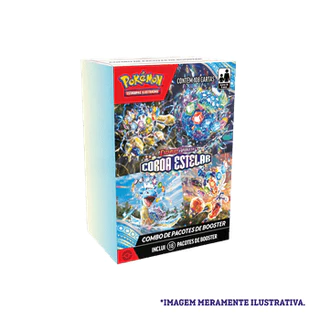 Mini Display Pokemon TCG - Cartas - Coleção Coroa Estelar - Pré Venda