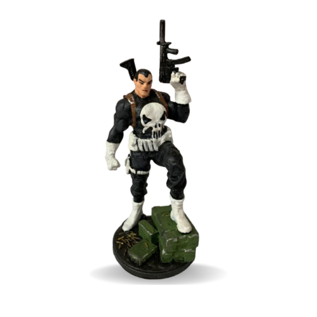 Boneco Justiceiro Punicher Action Figure Estátua Resina