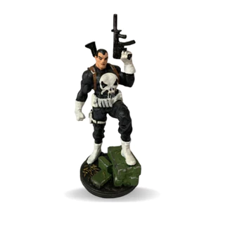 Boneco Justiceiro Punicher Action Figure Estátua Resina