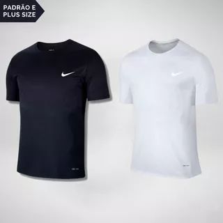 KIT 2 Camisetas Dry fit Slimfit Padrão e Plus Academia Tecido Furadinho Leve- ENVIO RÁPIDO