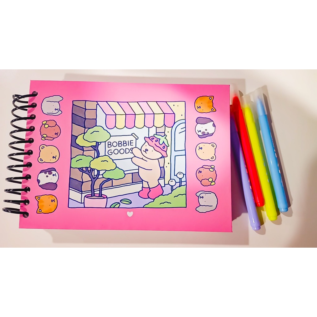 Livro de colorir Bobbie Goods 174 PAGINAS, LIVRO COMPLETO