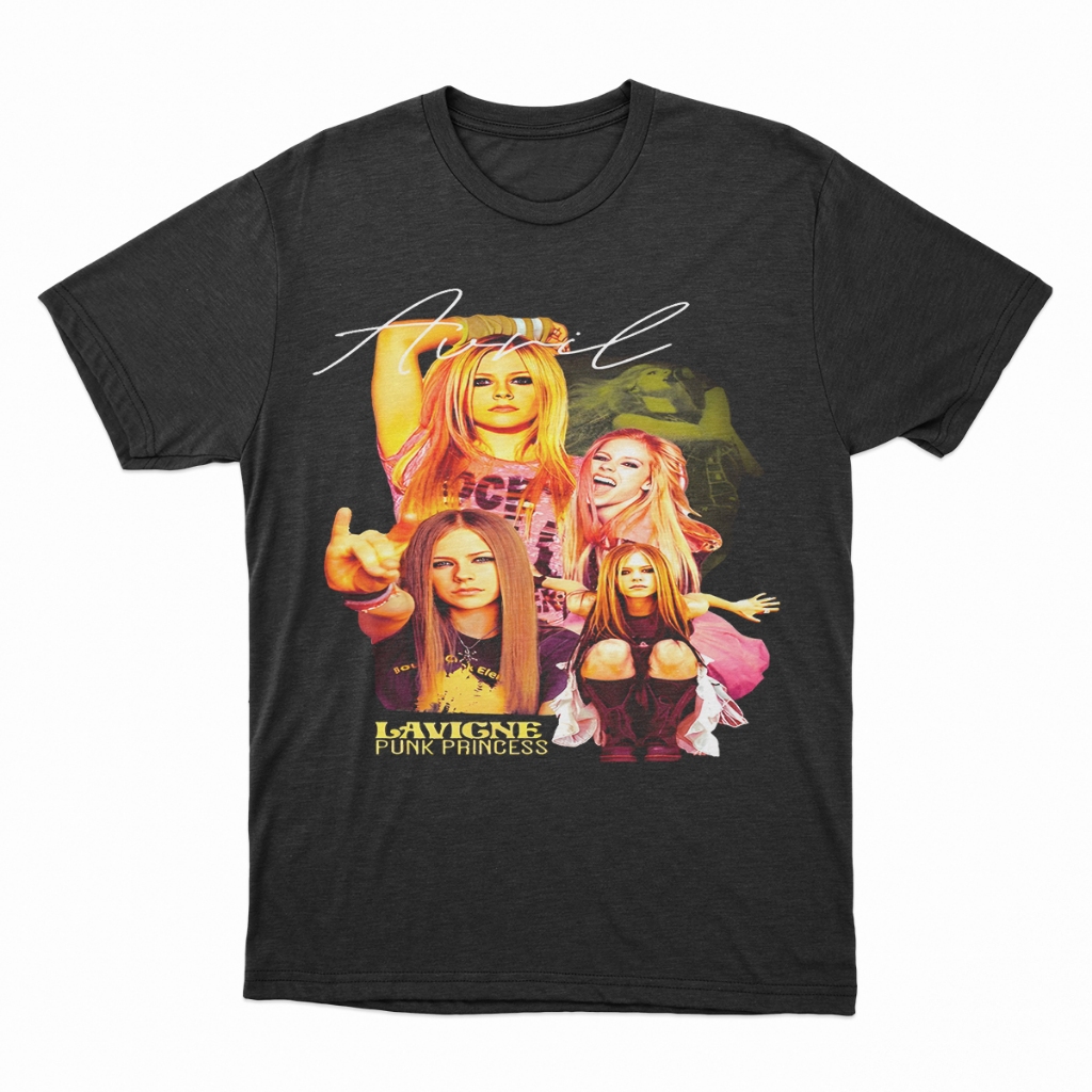 希少 Avril Lavigne R.O.C.K.S. Tシャツ Mサイズ Camiseta Cantora Avril Lavigne Punk Princess Avril Rocks Vintage
