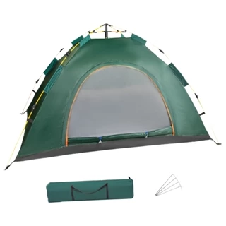 Barraca Camping Automático/Manual 2-4 Pessoas - Barraca De Acampamento A Prova D