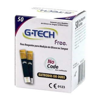 Tiras Reagentes G-Tech Free 50 unidades