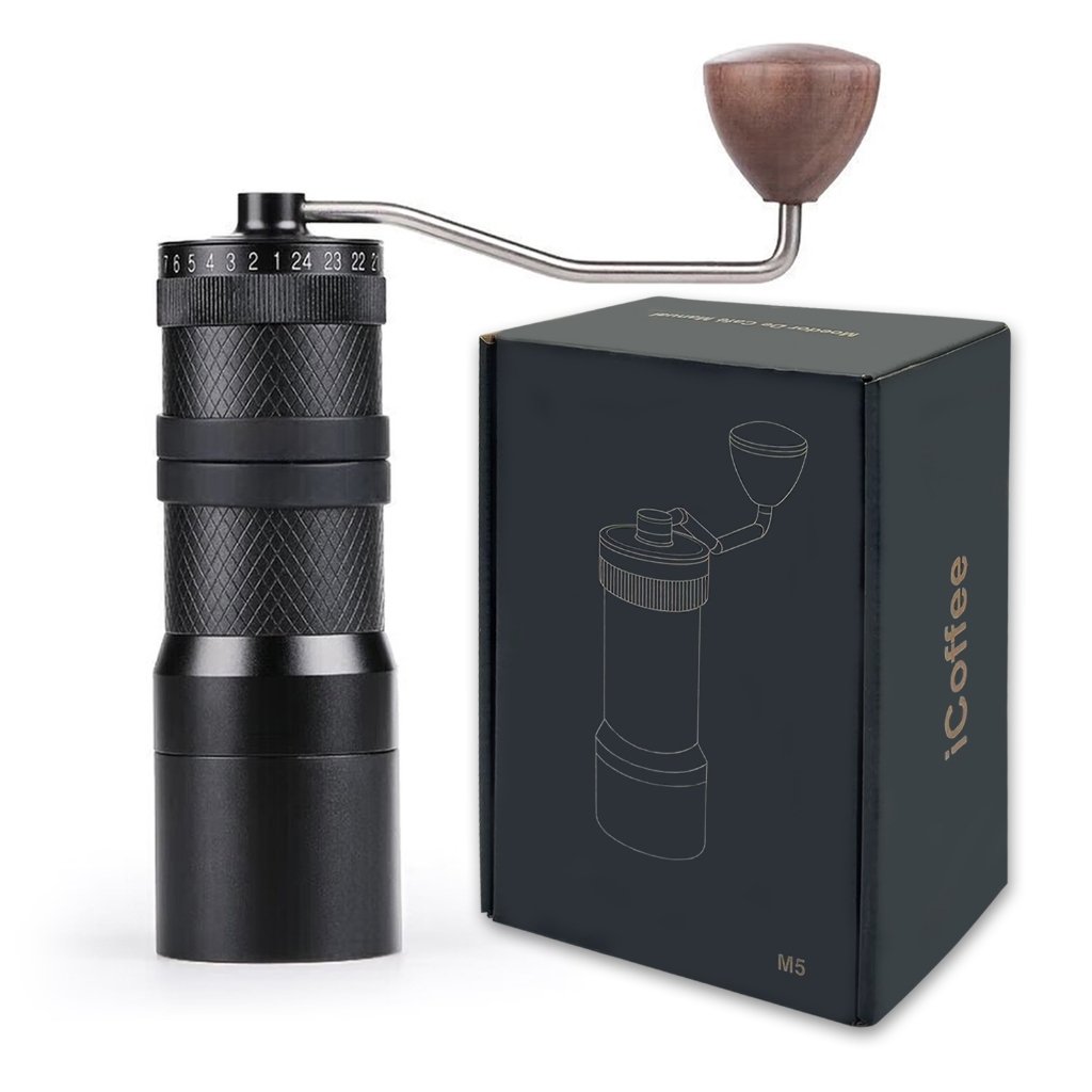 Moedor Preto Portátil Para Grãos de Café 40g