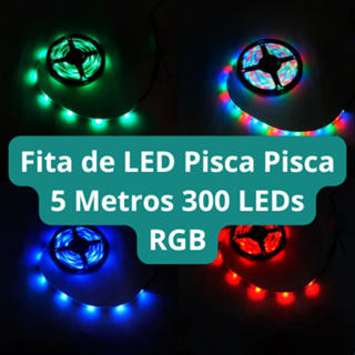 Fita De Led Metros Leds Rgb Com Efeitos De Ilumina O Incr Veis Decore Qualquer Ambiente