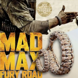 Pulseira Mad Max | Bracelete sobrevivência Paracord 550