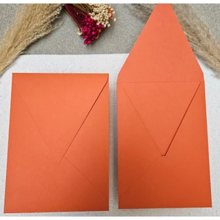 Envelope para convite Terracota - tamanho 16x22