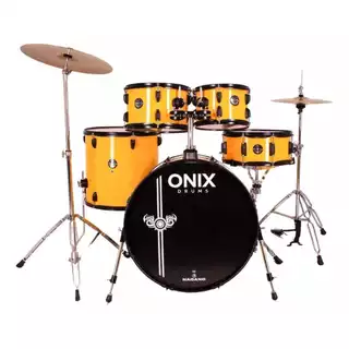Bateria Completa Tagima Nagano Acústica Bumbo 22 Big Yellow