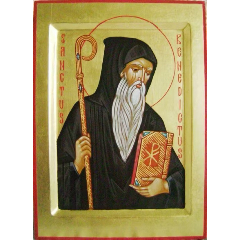 Ícone São Bento 10cm