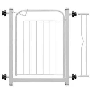 Portão Pet Grade Aramado Mais Largo C/ Abertura de 57,5cm até 93cm de largura Para Proteção Para Cães Portão Para Bebes Segurança Para Crianças Com Extensor