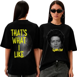 Camiseta Feminina Oversized T-Shirt Bruno Mars - Golden Boy Musicas 100% algodão malha premium