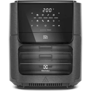 Fritadeira Airfryer Electrolux Oven Experience EAF90 Rita Lobo Digital 12L 1700W 5 em 1 Grafite-220v