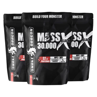 Kit Suplemento para Ganho de Peso - Hipercalorico Mass 30000, 4.2kg