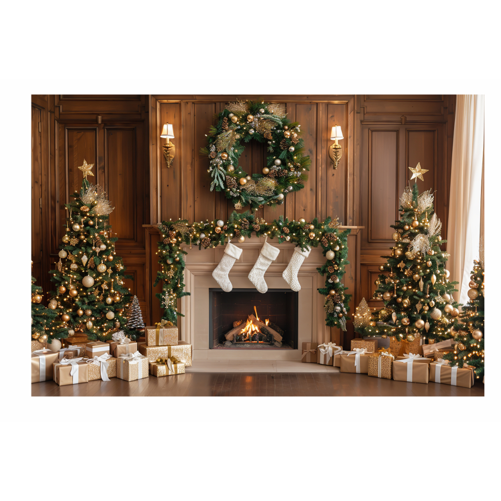 Fundo Fotografico Em Tecido 3D Natal