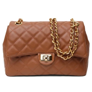 Bolsa Feminina Couro Legítimo Vittal Barbara Design Matelassê em Oferta na Shopee