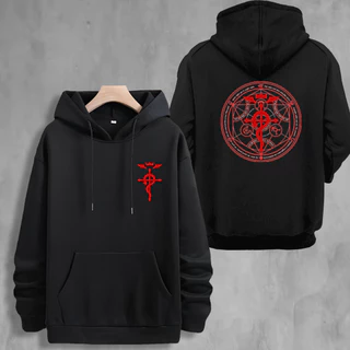 Moletom Canguru Com Capuz Flanelado fullmetal alchemist Anime
