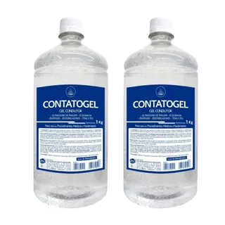 Kit 2x Gel Clinico Contato Condutor Ultrassom Incolor 1kg Frasco RMC Tens Fes em Oferta na Shopee