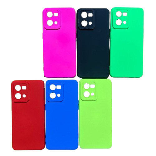 Capa Capinha Compativel Oppo Reno 7 - Case Silicone Aveludado