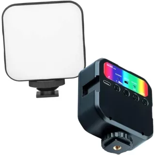 Luz De Led Para Câmera, Filmadora E Tripé Modelo MLG-106 Da Tomate Portátil Iluminação RGB Suas Fotos Com Mais Autenticidade - ENVIO IMEDIATO