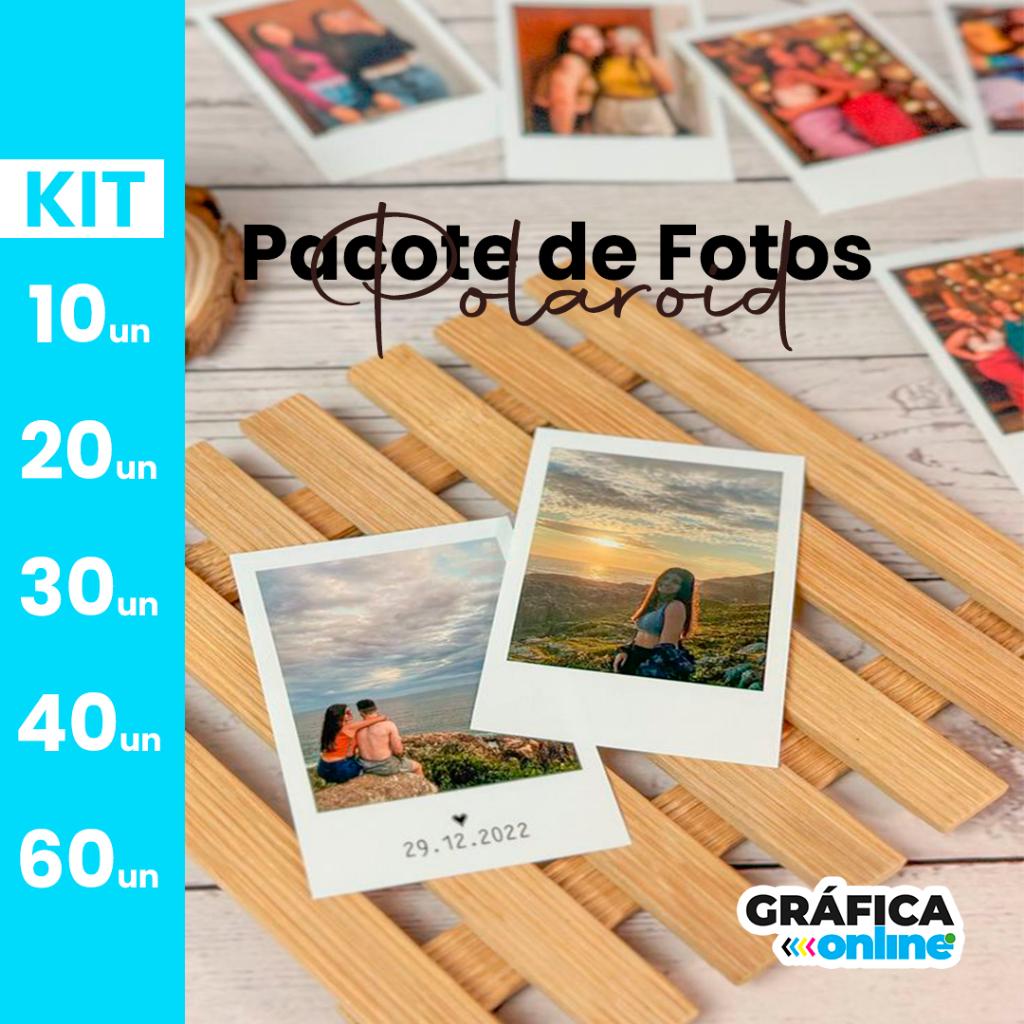 KIT FOTOS POLAROID - ENVIO IMEDIATO | 9,5 X 6,2