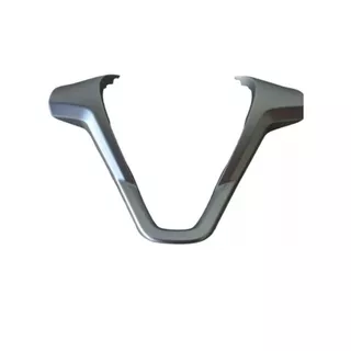 Moldura Aro Volante Ford Focus New Fiesta Ranger New Eco New Ka 2014 2015 2016 2017 2018 2019 Prata