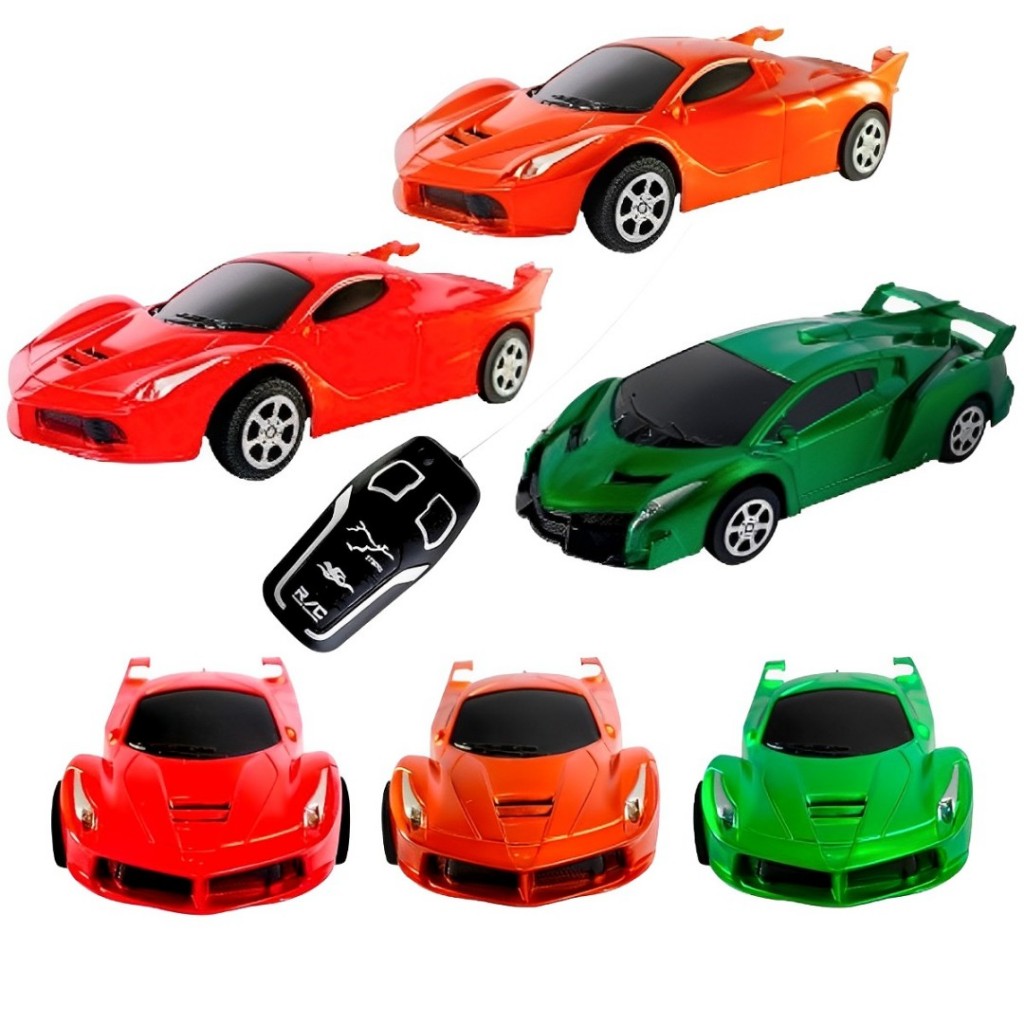 Brinquedo Carrinho Controle Remoto Lamborghini Possante Carro Infantil p/ Aniversário Dia das Crianças Passeios Viagens Escola
