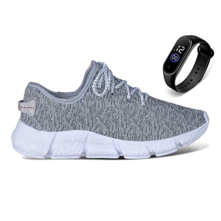 Tênis Masculino Prospect Ultra Para Treino Esporte Corrida Academia Caminhada + Relógio