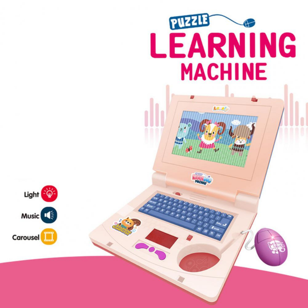 Notebook De Brinquedo Laptop Infantil Musical com Luz Menina com ...