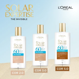 Protetor Solar L'Oréal Paris The Invisible Fluido FPS60 40g em Oferta na Shopee