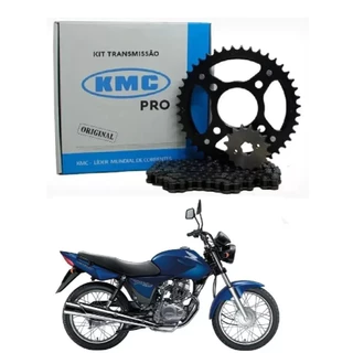 Kit Relação Transmissão Titan 150 2004 Ate 2015 Kmc Pro S/Retentor 881599 em Oferta na Shopee