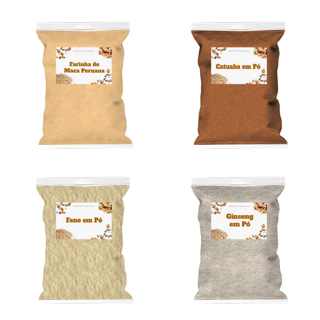 KIT VITALIDADE + ENERGIA + LÍBIDO - 100g DE CADA PRODUTO