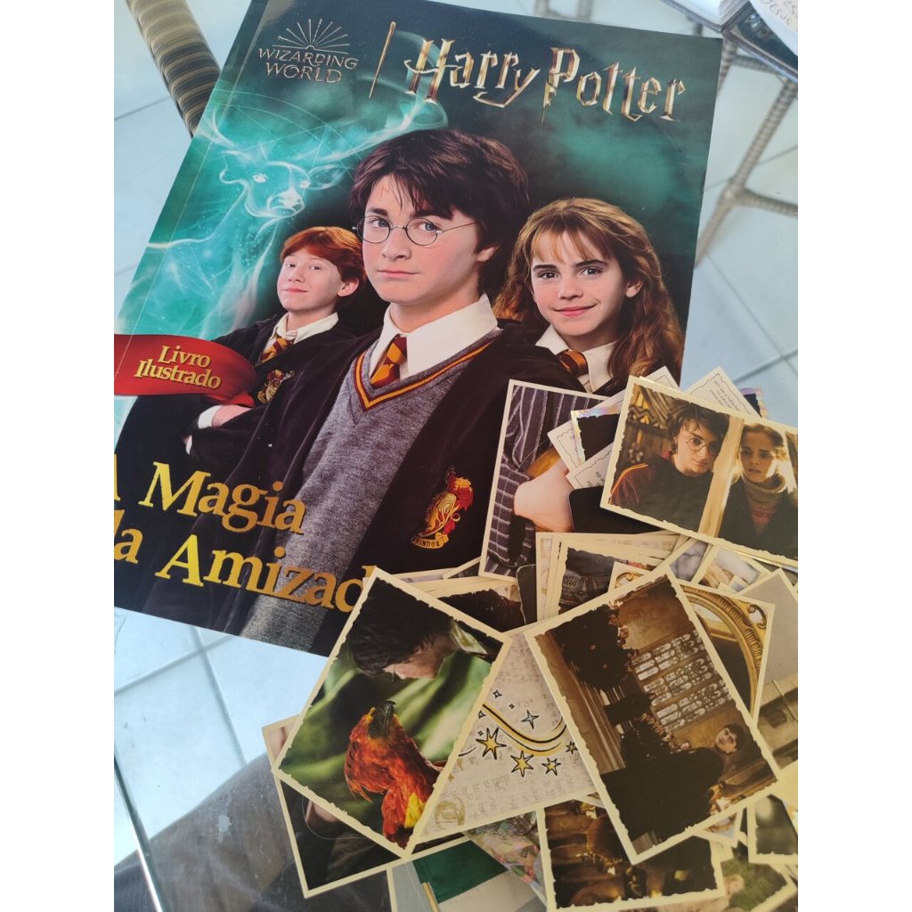 Figurinhas avulsas albúm harry potter savegnago promoção complete seu albúm