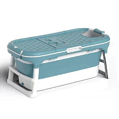 Banheira Ofurô Dobrável 200 Litros  117 Cm com Tampa