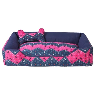 Cama Pet Apollo Lavável Com Zíper Para Cachorro e Gato 70cm x 50cm Animais Porte Médio de até 15KG + Ossinho