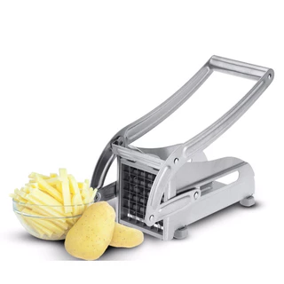 Cortador Batata Palito Fatiador Legumes Inox Manual Verduras Frutas Fatiador Portátil Profissional