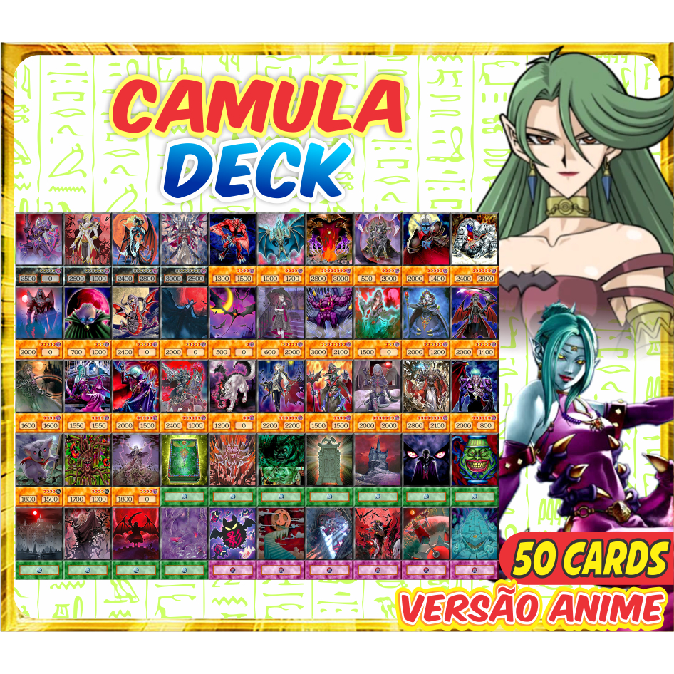 Camula (50 Cards) Deck Anime GX | Shopee Brasil
