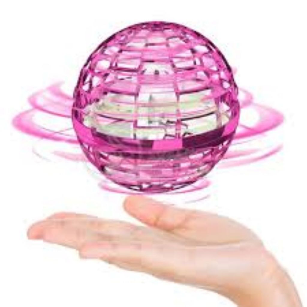 Brinquedo Infantil Mini Drone Divertido Bola Voadora Spinner Luz RGB Recarregável