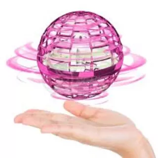 Brinquedo Infantil Mini Drone Divertido Bola Voadora Spinner Luz RGB Recarregável