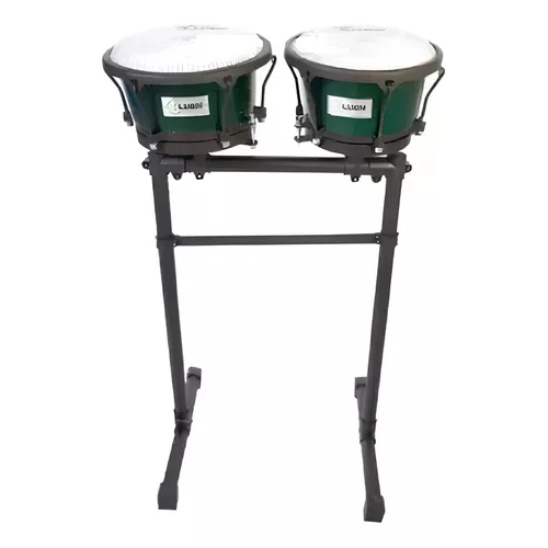 Congas Compactas Verde + Suporte Rack Luen 51007vd Tumbadora | Shopee ...