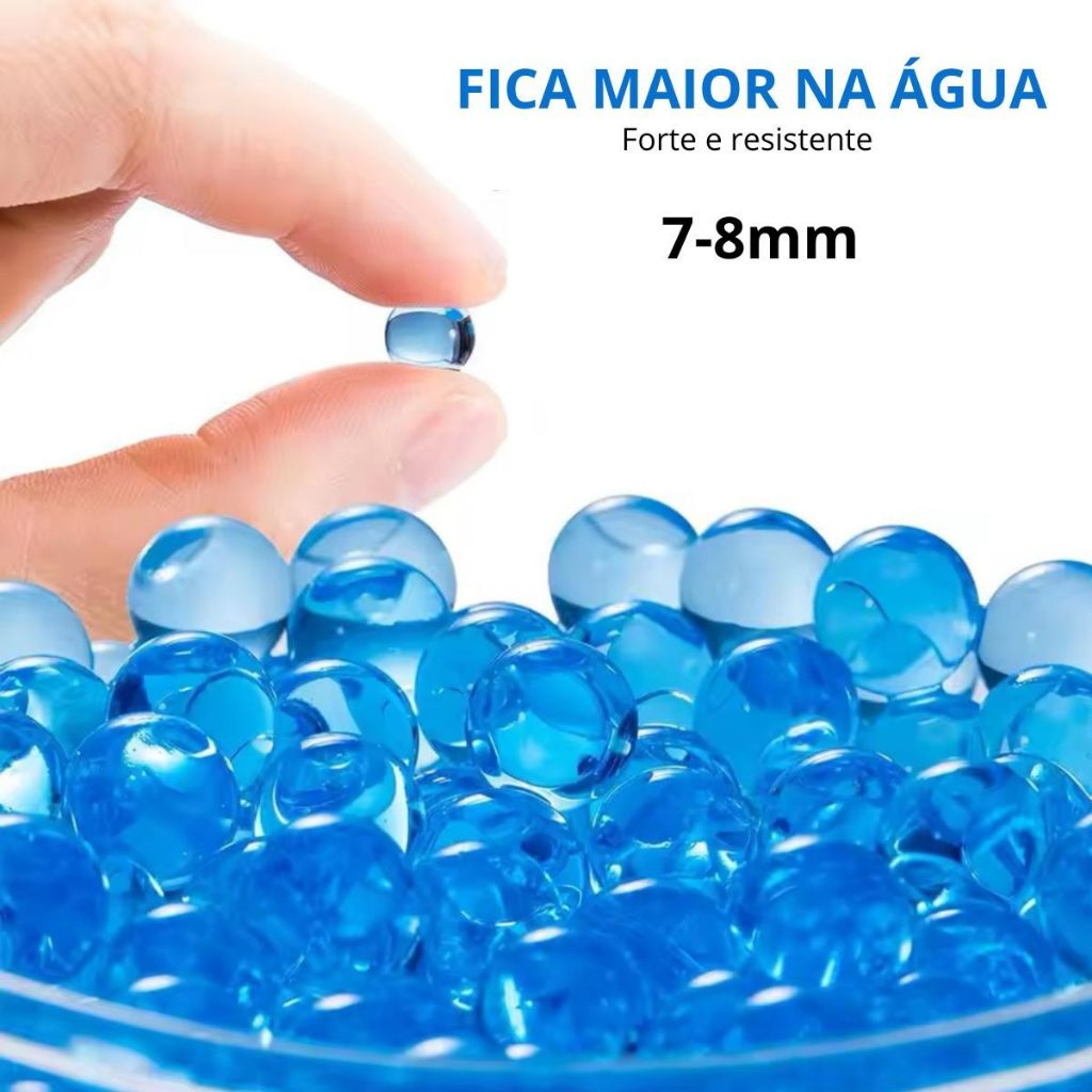 Municao Bolinha Orbezz Arminha De Gel Elétrica Refil