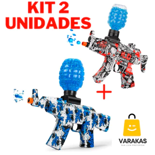 Arma de Brinquedo AK-47 Metralhadora Automática Recarregável com Bolinhas de Gel