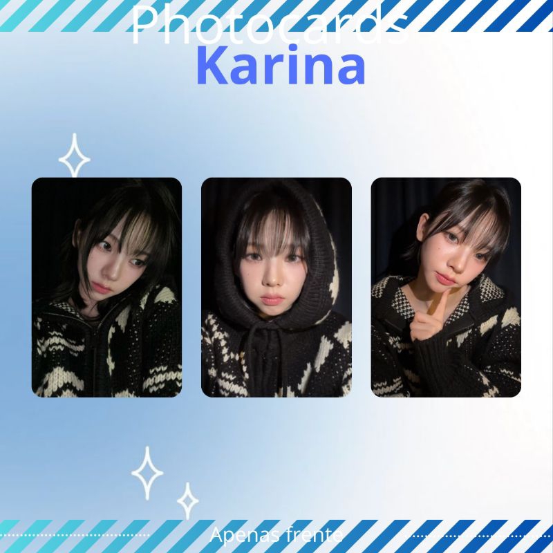 kit photocard fanmade Karina aespa | Shopee Brasil kit photocard fanmade Karina aespa | Shopee Brasil