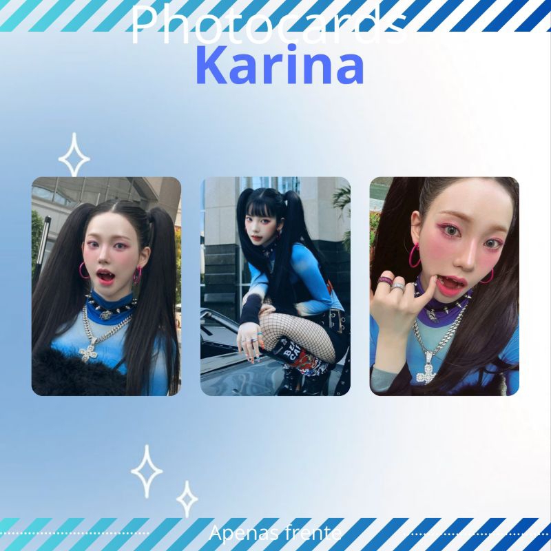 kit photocard fanmade Karina aespa | Shopee Brasil kit photocard fanmade Karina aespa | Shopee Brasil