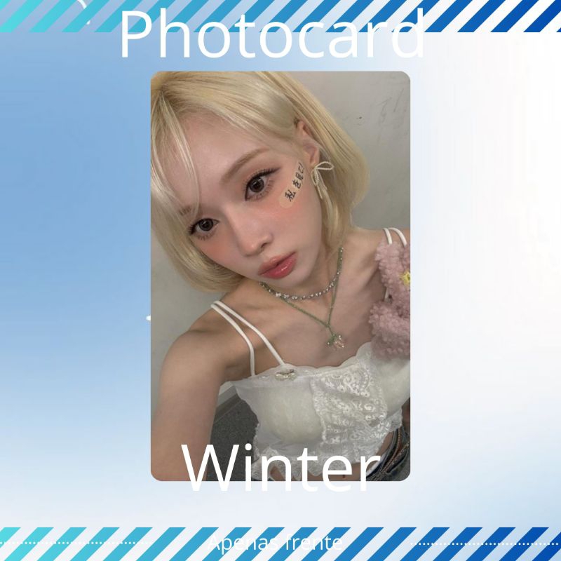 photocard fanmade Winter aespa