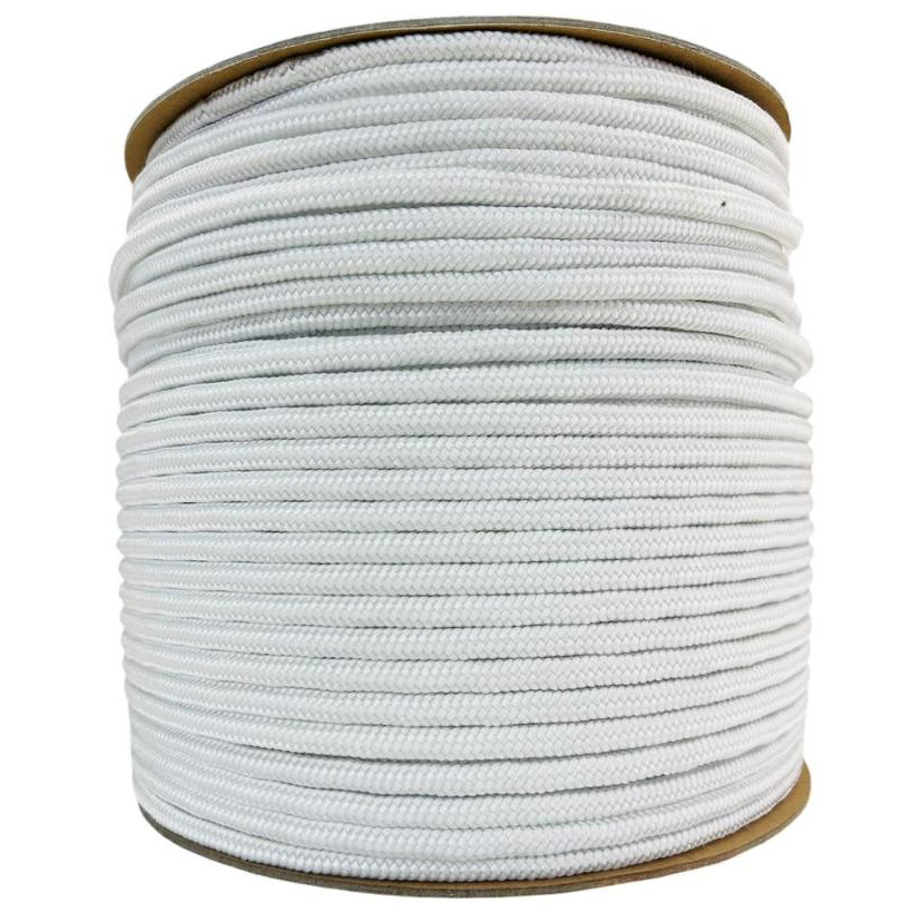 5 Metros Corda Náutica 10mm Polipropileno Branca Artesanato Multiuso ...